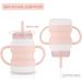 Kikonk Toddler Sippy Cups with Straw, Food Grade Silicone, Spill-Proof, BPA Free - Pink (SC001) - Buy Online on GoSupps.com