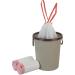Hespama Small Drawstring Trash Bags 5L White Garbage Bags(2 Rolls/120 Counts) - Buy Online on GoSupps.com