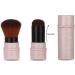 ANKROYU Short Marble Pattern Compact Makeup Brush Short Retractable Powder Base Makeup Brush Retractable Handle Blush Powder Brush for Face Blush Liquid Powder Blending Tools(Beige) - Buy Online on GoSupps.com