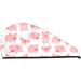 Kawaii Pigs Microfiber Hair Towel - Soft Super Absorbent Coral Velvet Cap for Long Curly & Thick Hair - Buy Online on GoSupps.com