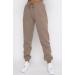 Women's 2 Piece Fleece Sweatsuit Set | Long Sleeve Pullover Sweatshirt & Jogger Pants Lounge Outfits | Khaki, Medium - Buy Online on GoSupps.com