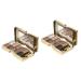 DOITOOL 2 Pcs 10 Eyeshadow Accessories for Small Christmas Plushies Eye Shadow Pallet Colorful Cosmetic