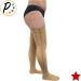 Presadee Closed Toe Thigh High 20-30 mmHg Firm Compression Leg with YKK Zipper - Beige 4 | Support & Comfort in Style - Buy Online on GoSupps.com