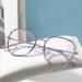Fashionable Purple Reading Glasses for Men & Women - Large Frame Portable Anti Blue Light (1.0+) - Buy Online on GoSupps.com