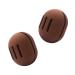 FERYES 2 PCS Makeup Sponge Holder - Silicone Beauty Blender Case Makeup Sponge Holder for Travel Brown 2 Pcs