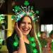 Fashband Light Up St.Patrick's Day Headband LED Green Shamrock Headbands Irish Clover Hair Hoop Hair Accessories for Women - Buy Online on GoSupps.com