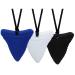Chew Necklaces for Sensory Kids, 3 Pack Silicone Oral Motor Aids Chewy Necklace Sensory for Autism, ADHD, Anxiety or Other Special Needs- Reduces Chewing Fidgeting for Boys Girls Adults Chewer Black/Blue/White 3 Count (Pack of 1)