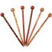Handmade Wooden Hair Sticks for Women - Hellery 4 Pack Hairpin Fashion Accessories - Buy Online on GoSupps.com