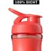 BlenderBottle SportMixer Tritan 590ml - BPA Free Coral Protein Shaker & Fitness Water Bottle with Blender Ball - Buy Online on GoSupps.com