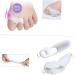Soft Silicone Toe Spacers - Hallux Valgus Corrector & Straightener - White Foot Care Tool - Buy Online on GoSupps.com