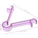 LALADEFIEE Lip Muscle Trainer Jaw Line Trainer Lift Tightener Mouth Tightening Tool Purple 9.30X7.70X1.50CM Purple - Buy Online on GoSupps.com