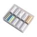 Xptieeck 10 Rolls Nail Foils Polish Stickers Metal Color Starry Paper Transfer Foil Wraps Adhesive Decals Nail Art Decorations