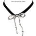 Shop OralGos Exquisite Bow Pendant Necklace | Elegant Faux Pearl Clavicle Chain Jewelry for Women - International Shipping - Buy Online on GoSupps.com