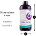 Life Solutions Liquid Folic Acid Supplement 800 mcg Vitamin B9 per Serving Berry Flavor 8 fl oz Fast Absorption Prenatal Heart & Brain Support - Buy Online on GoSupps.com