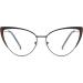 LJCZKA Cat Eye Blue Light Blocking Glasses for Women - Anti Eyestrain & Glare Eyeglasses in Black Red Clear Frame | International Shipping Available - Buy Online on GoSupps.com