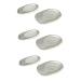 FRCOLOR 12 Pairs Comfort Heel Pad Shoe Inserts Custom Insoles Plantillas De Gel para Hombre Boost Insole Shoe Lift Heel Pads for Men Height Increasing Insoles White Foot Man Half Size Pad