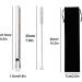 Extra Wide Reusable Stainless Steel Boba Drinking Straws Spoon Fat Straws Smoothie/Bubble Tea/Milkshakes Straws with Cleaning Brush & Carry Bag 12mm/0.5" Wide (Set of 3 Gold) - Buy Online on GoSupps.com