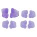 Toe Spacer 4 Pairs Toe Separator Silicone Bunion Hallux Valgus Corrector Straightener for Overlapping Toes Purple