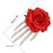 hgnxa Skull Hand Barrette Goth Hairpin Day Of The Dead Hair Clip Flower Gothic Headwear Halloween Steampunk Hair Accessories Red - Buy Online on GoSupps.com