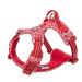 Winhyepet Truelove NO-Pull dog harness cotton fabric breathable and reflective soft adjustable to run walking walking suitable for small medium-sized cats dogs tlh5655 xs poppy red red