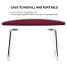 Small Nail Arm Rest Cushion - Portable Manicure Hand Rest for Salon & Home Use - Microfiber Leather - Dark Red - Buy Online on GoSupps.com