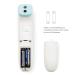 Touchless Infrared Thermometer for Adults Kids Baby - LCD Display, Fever Alarm - Non Contact Digital Forehead Thermometer (Blue) - Buy Online on GoSupps.com