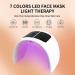 7 Colors LED Face Mask - Red Light Therapy for Home Skin Care | LED Beauty Mask with Spray Function for Face Neck & Body - Buy Online on GoSupps.com