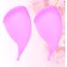 Exceart Menstrual Cup Set - 2 Silicone Period Cups in Pink & Purple | Leak-Proof Durable Monthly Collectors for Women - Buy Online on GoSupps.com