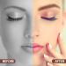 Eyebrow Stamp Stencil Kit - Perfect Brow Shaping with 10 Stencils & Brushes - Long-Lasting Dark Brown Shadow Powder Stick - Buy Online on GoSupps.com