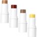 SOESFOUFU 1 Set Contour Stick Highlighter Stick Contouring Makeup Kit for Beginners Stick Highlighter Contour Kit Highlighters Makeup Blush Stick for Cheeks Makeup Stick Contour Makeup
