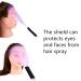 2Pcs Professional Anti-Slip Hair Salon Hairspray Mask - Hairdresser Styling Tools for Face & Eye Protection - Perfect for Haircuts, Makeup, and Coloring (Random Color) - Buy Online on GoSupps.com