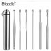 6Pcs Stainless Steel Ear Wax Remover Tool Set - Portable Spiral Turn Ear Pick & Collector Spoon - Color H - Buy Online on GoSupps.com