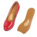 Hemoton 1 Pair Shoe Inserts for Women Leather Pumps for Women Plantillas para De Mujer Orthotic Insoles High Heel Grips Heels for Women Shoe Grips Seven Point Pad Half Size Pad Yellow Medium