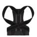 Adjustable Full Back Brace Posture Corrector for Men & Women - X-Small Black Hunchback Relief Belt for Neck & Shoulder Pain - Buy Online on GoSupps.com
