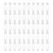 HAHIYO 52mm Length Plastic Head Cloth Pins Closed Sturdy Easy Penetrate Safer Operate Reusable Durable Stainless Steel Nappy Diaper Pin White 50 PCS for Sock Towel Bed Sheet Vurtains Clothing White White(Plastic)-5.2cm-50PCS