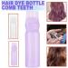 3PCS NEW 60ml White Purple Pink Dyeing Shampoo Bottle Oil Dispensing Comb Hair Dye Applicator Brush Hair Dye Brush Bottle Hair Colour Brush Hair Oil Bottle Dyeing Shampoo Bottle - Buy Online on GoSupps.com