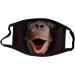 Funny 3D Animal Print Anti Pollution Mouth Covers Cotton Half Face Mouth Reusable Dustproof Washable Facial Decoration for Running Cycling Motorcycling Ski - Buy Online on GoSupps.com