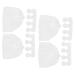 Naroote Toe Separators - Transparent Silicone Spacers for Overlapping Toes | 2 Sets Hollow Design Valgus Orthosis - Buy Online on GoSupps.com