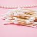 1000PCS Double Ended Cotton Swabs - Cotton Buds for Makeup Travel Ear Cleaning & Pets - Eco-Friendly Wooden Sticks - Buy Online on GoSupps.com