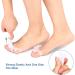 Toe Separator & Hallux Valgus Spreader - Super Soft 4 Pairs for Pain Relief & Pressure Relief - Buy Online on GoSupps.com