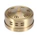 Enrilior Moxa holder MOXA-MOXIBUSITION MOXA burner pure copper moxa burner portable moxa box 6 holes moxibustion heat treatment holder