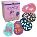Ortopad Bamboo Girls Eye Patches, 50/Box (Regular Size, 4+ yrs) Ghosts/Owls Pack