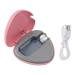 AUNMAS Travel Toothbrush Sanitizer Rechargeable Toothbrush Cleaner with USB Cable Portable Toothbrush Sterilizer Covers for Home and Outdoor Use (Pink)