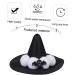 KONTONTY Witch Hat Barrettes Witch Hat Hairpins Black Hair Clips Cosplay Costume Props Headband Black Mini Hat Decor Witch Party Hats Mini Witch Has Women's Accessories Satin Halloween - Buy Online on GoSupps.com