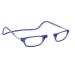 CliC Eyewear Men's Reading Glasses XL | Reading Glasses with Magnet | Reading Glasses Made of Polycarbonate | Flexible Presbyopia Glasses 2.5 Blue