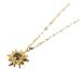 CALLARON 1 Pc Sunflower Pendant Necklace Necklaces Multilayer Pendant Necklace Stylish Necklace Grace