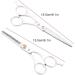 Hairdressing Shear Hair Cutting Barber Scissor 6.1 inch Stainless Steel Professional Haircut Thinning Scissor Portable Beginners Use for Families/Home/Pets/Barber Salon for Men and Women(Two-Piece) - Buy Online on GoSupps.com