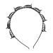 Tuxxjzm Headband With Alligator Clips Fashion Hair Accessories - Double Bangs Hairstyle Hairpin For Curly Straight Thick Hair
