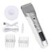 Strong Power Hair Clipper 1 Set Hair Trimmers Hair Clipper for Barbershop Lcd Display Hair Clipper Electric Haircut Supplies Hair Cutting Tool Clippers White Charging Mode
