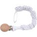 OKwife Baby Infant Cotton Pacifier Clip | Teething Soother & Chew Dummy Chain for Newborns - International Shipping Available - Buy Online on GoSupps.com